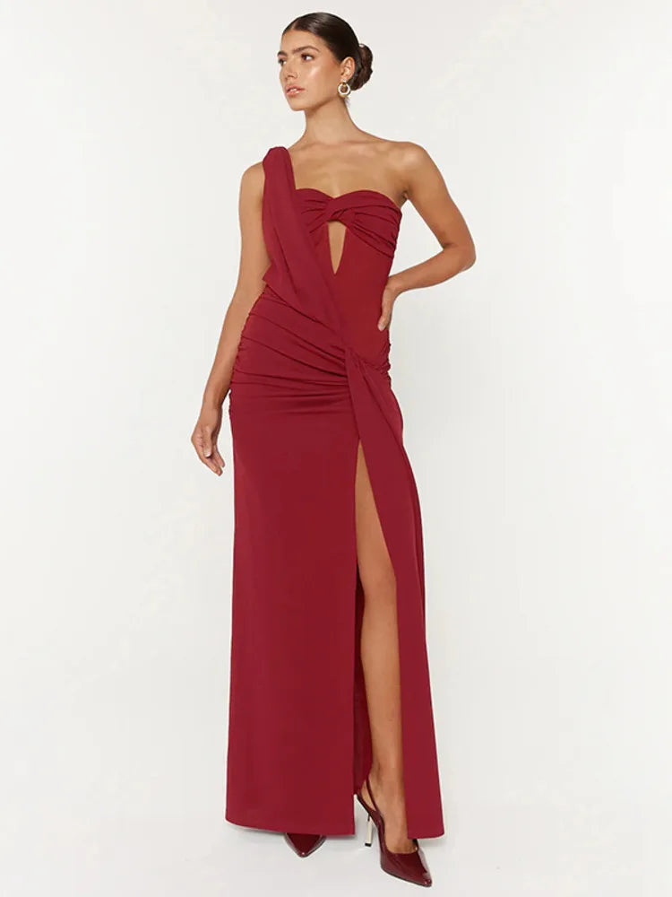 שמלת מקסי וואן שולדר דגם אנה