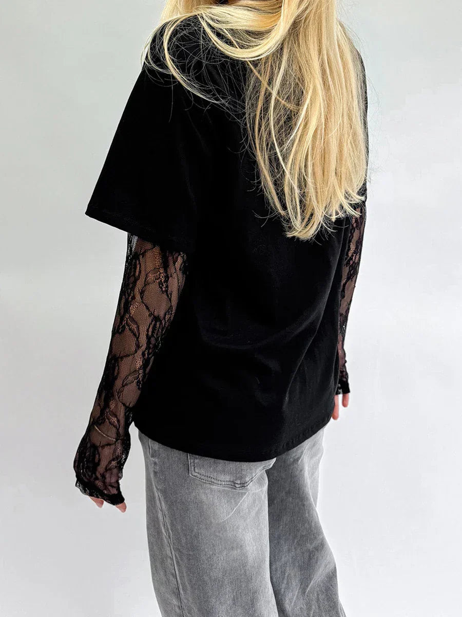 חולצת תחרה דגם ליסי