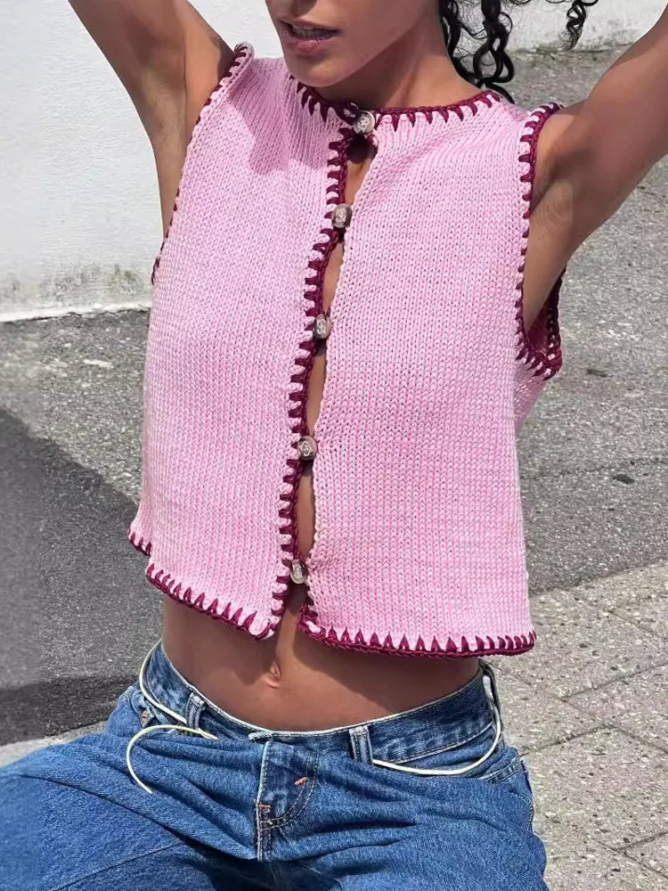 טופ סרוג דגם הלנה