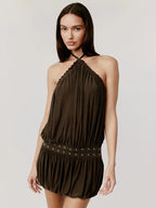 שמלת מיני הלטר דגם רותם