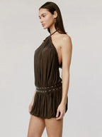 שמלת מיני הלטר דגם רותם