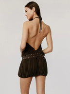 שמלת מיני הלטר דגם רותם